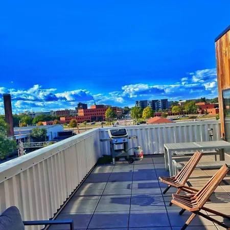 Zesty Orange Abode Apartment